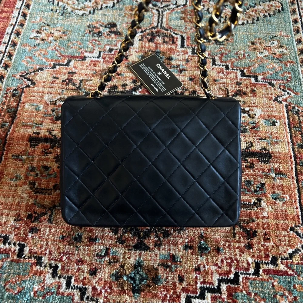 SOLD** Chanel Vintage Classic Mini Square Single Flap Bag - Picture 5 of 14